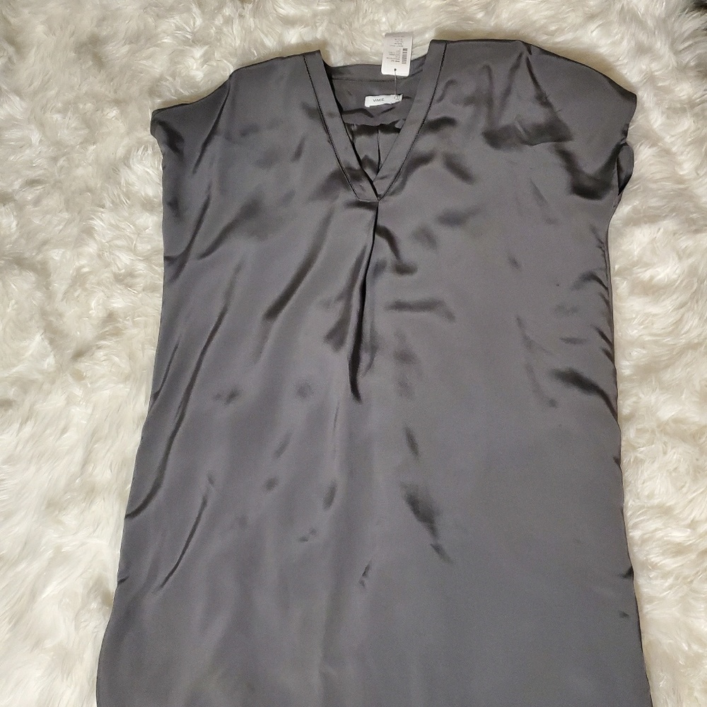 Vince Silk V-Neck NWT
